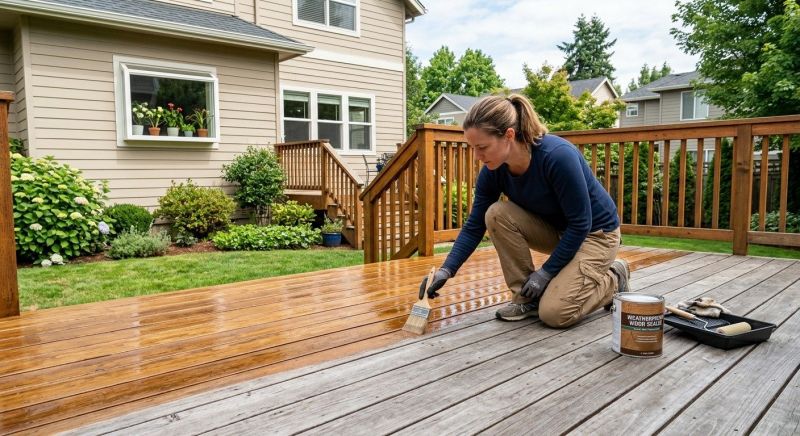 Concrete Deck Sealing in Puyallup, WA