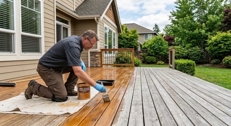 Deck Sealing in Gig Harbor, WA