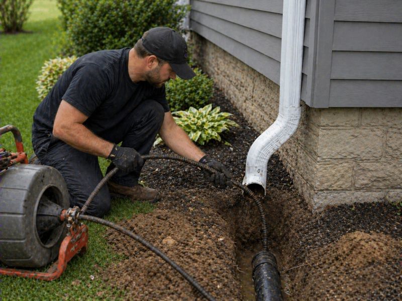 Downspout Blockage Removal in Monmouth County, NJ
