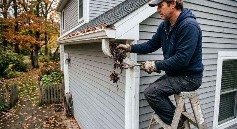 Downspout Blockage Removal in Annapolis, MD