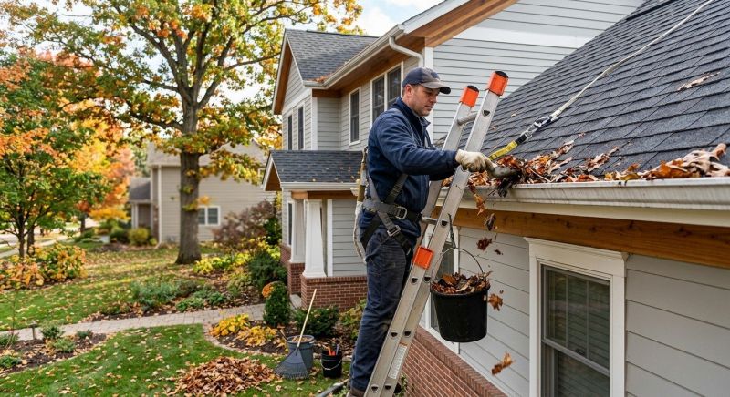 Gutter Leaf Clearing in Frederick, MD