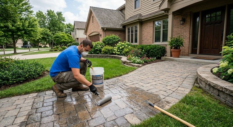 Paver Driveway Sealing in Seattle, WA