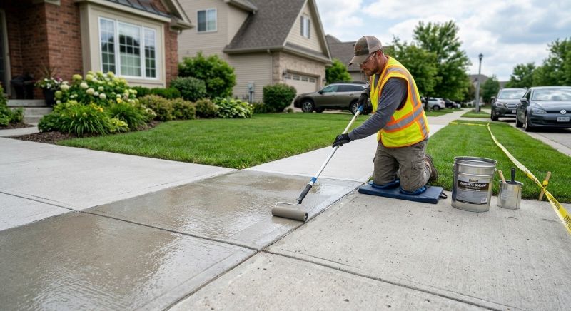 Stamped Concrete Sealing in Kansas City, KS